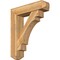 Ekena Millwork Merced Craftsman Rough Sawn Bracket w/ Offset Brace, Western Red Cedar, 8"W x 32"D x 38"H BKT0806X32X38MRC04RWR - alternate 1
